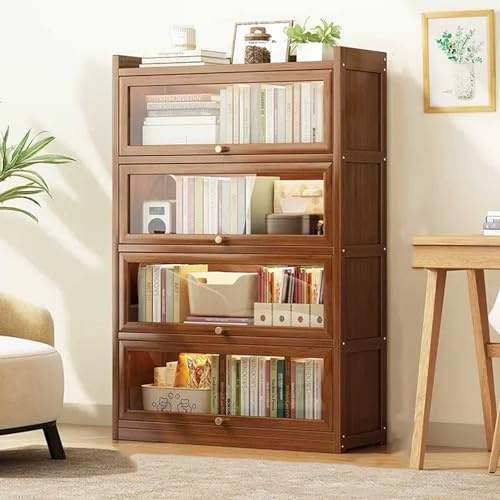 Vitrinskåp För Samlarföremål/Vitrinskåp, Fristående Golvskåp, Vitrinskåp För Samlarföremål, Badrum Kök Vardagsrum Display Organizer, För Vardagsrum Sovrum Home Off,Brown4f-80cm/31.5in