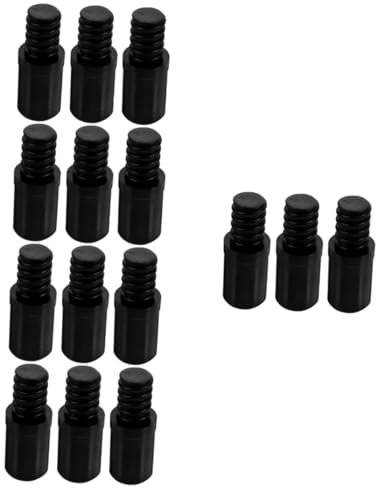 MAGICLULU 15pcs Mop Handle Threaded Tip Replacement Part for Broom Pole Extendable Suitable for Home Office