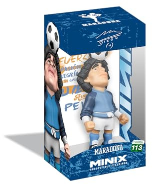 BANDAI - Minix Figura da collezione 12 cm - Maradona Riscaldamento Life is Life - Collezionabili per esposizione - Idea Regalo - Giocattoli per Bambini E Adulti - Fan di Calcio (MN20768)