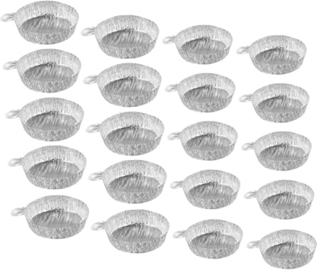 ABOOFAN 100pièces Plateaux de Pesée Aluminium Jetables pour Poudres Liquides et Échantillons Alimentaires Accessoire pour Balance