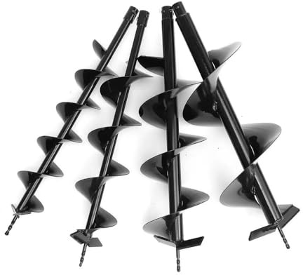 JWRMZX Erdbohrer, 200 mm × 800, passend for Benzin-Pflanzpfosten, Lochgräber, Elektrowerkzeug-Zubehör, 20 cm Breite Ersatzteil(Single Blade)
