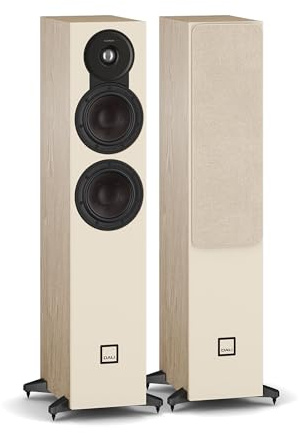 DALI Sonik Set med 5 tunna och passiva Hi-Fi-högtalare på golvet – Clarity Cone dubbel woofer 13,3 cm, 2,8 cm diskret, SMC magnetiskt system, naturlig ek (par)