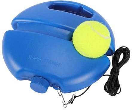 Kelisdi Practice Rebounder Portable Tennis Trainer Single Tennis Training Equipment Portable Practice Tools Rebounder Training Device Easy Installation Adjustable Rope Length