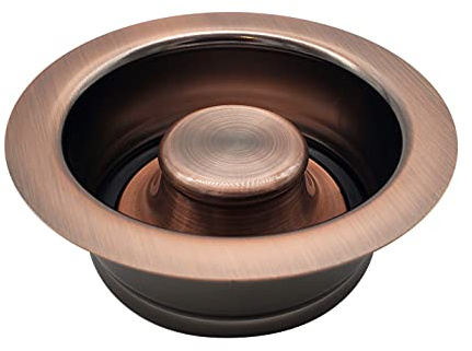 Westbrass D2089-11 in-Sink-Erator Disposal Flange and Stopper - Antique Copper