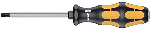 Wera 05024402001 977 Tournevis pour vis TORX, 25 x 100 mm, Noir/jaune