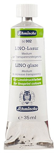 Schmincke LINO-Lasur, 50902, Bindemittelreiches Malmittel für Linoldruckfarben, steigert Glanz und Transparenz, 35 ml