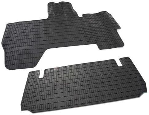 Gummimatten Set Citroen Jumper ab 2006 (Vorne + 1 Sitzreihe) Original Qualität Gummi Fußmatten 2-teilig schwarz