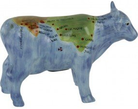 osters muschel-sammler-shop Spardose handbemalte Kuh Mallorca - witziges Geschenk - Geschenkidee - irre Spardose - Dekoration