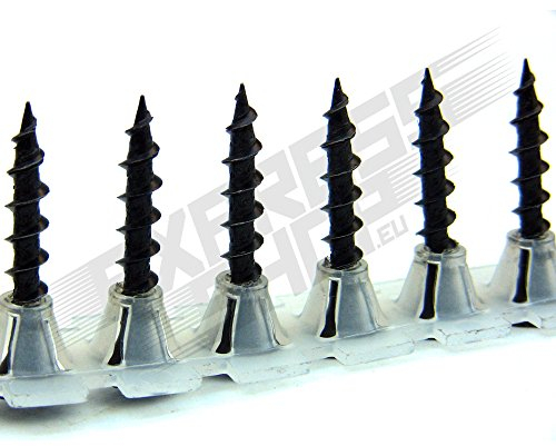 PARCO Gurtschrauben Magazinschrauben 3,9 x 35 mm Grobgewinde für Bosch Makita Hitachi & Co. - PROFIQUALITÄT FÜR TROCKENBAUER (10 Stück)
