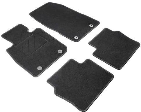 WALSER Comfort Auto Teppiche für Mazda CX-3 01/2015-Heute, 100% passgenaue Auto Fußmatten Made in Europe, Fußmatte Auto, Autoteppich Auto, Fussmatten Auto