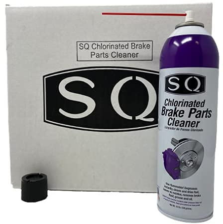 SQ Non-Flammable Brake Parts Cleaners,12 Pack, 19 OZ per can, not for use in CA and NJ