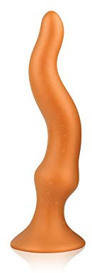 SXOVO 23 CM Plug Anal Silicona Liquida Consolador Anal Largo Súper Suave con Potente Ventosa Butt Plug para Estimulación Prostática y Masaje Punto G Juguetes Sexuales para Hombre Mujer Masturbarse (S)