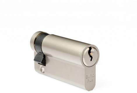 FELGNER Mezzo cilindro Euro Plus, cilindro di chiusura profilato, serratura per porte, porte del garage, ecc. | Ottone - include 3 chiavi a doppia barba | 30 mm
