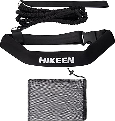 Boosteady Swimming Training Belt 4M Swimming Tether Swim in Place Harness Stationary Swimming Aquatic Resistance Belt Stationary Safety in a Pool or Open Swimming Water