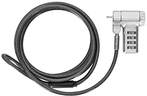 Laptop Lock, DEFCON Ultimate Universal Resettable Combination Cable Lock with Adaptable Lock Head - Targus