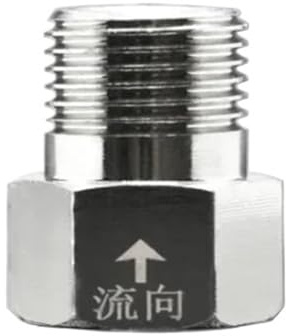 Messing vernickelt, Einweg-Rückschlagventil, 1/2 Zoll, 3/4 Zoll, 1 Zoll BSP Innengewinde, for Warmwasserbereiter, Toilette, Wassertank, Pumpe, Druckerhöhungspumpe, 2 Stück ( Color : 3/4 , Size : BSP