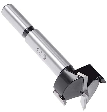 MACHSWON Forstner Drill Bits Tungsten Carbide Wood Hole Saw Opener Drill Bit 32mm Woodworking Hinge Hole Drilling Boring Bit Cutter