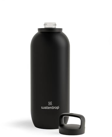 waterdrop® All Purpose Thermosflasche 1.4L. isolierte Edelstahl Trinkflasche. 24h kalt - 12h heiß. auslaufsicher & bruchsicher