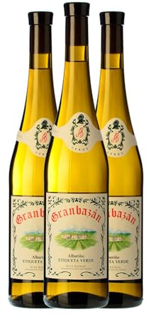 Agro de Bazán Granbazán Etiqueta Verde Albariño Rías Baixas 75 cl Vino blanco (Caja de 3 Botellas de 75 cl)