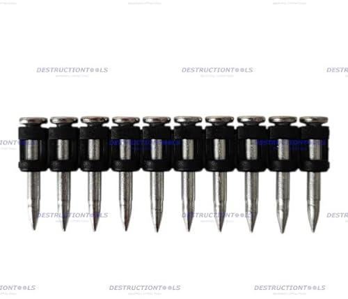 1000x Collated Concrete Nails 25mm - for Spit Pulsa 700, 27, 40, 65 & 800 - HC6/25