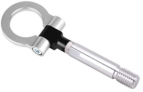 Abschlepphakenschraube Aluminium-Abschlepphaken-Ring-Kit Auf Dem Vorderen Hinteren Anhängerhaken-Ring Passend Für 08 Benz RS-TH008-9 (Color : Silver)