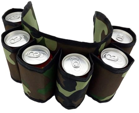KOMBIUDA Bierdosengürtel Oxford-biergürtel Zum Klettern 6er-Pack Aufbewahrungstasche Hüfttasche Für Campingausflüge Tailgating