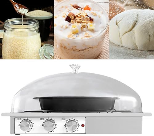 Machine de fermentation du pain avec réglage de l'humidité/température/synchronisation – Coupe-pâte avec chauffage pour la fabrication du pain Kit d'outils