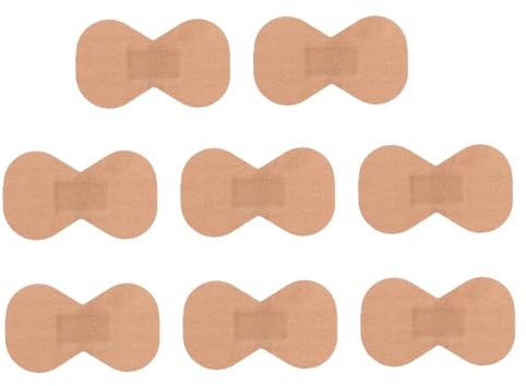 Gogogmee Apositos Adhesivos Impermeables de Tela Elástica para Primeros Auxilios, Banda Flexible y Transpirable, 30 Piezas para Heridas en Dedos y Articulaciones