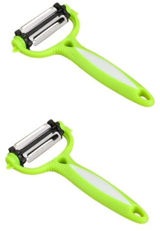Amosfun 2 Piezas 3 1 pelador de frutas multi pelador de verduras verduras multifuncional cortador de as rebanador rallador de piel de frutas