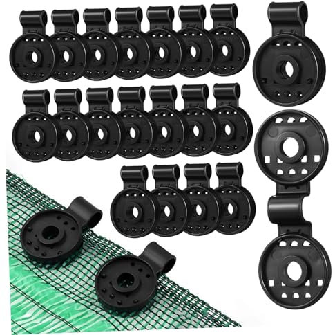 Sosoport Clip per Rete Ombreggiante da 50 Pezzi Ganci Fermagli per Ombreggianti Fissaggio Immediato Resistente Agli Agenti Atmosferici Adatti a Reti Teloni Tende da Sole