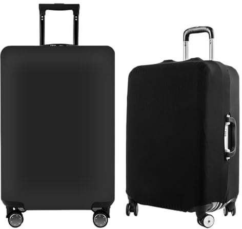 2 Stück Kofferschutzhülle Elastisch, kofferschutzhüll, Kofferhülle, Luggage Cover, Kofferschutzhülle Gepäck Cover Kofferhülle Koffer Abdeckung Schutzhülle Wiederverwendbar (22-24 Zoll,M)