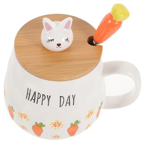 BRIGHTFUFU Taza De Con Forma De Conejo De Colores Taza De Leche De Para Uso Diario Casa