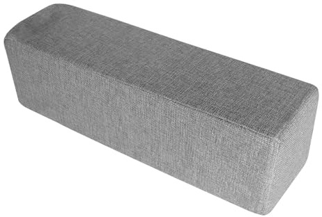 Gralara Sofa Seitenarmlehne Kissen, Taillen Rückenlehne Kissen Lendenkissen, Couch Armlehne, Sofakissen, Armstütze, Sofa-Armstützrolle Sofakissenstütze für Sofa, Armlehne, Kopfteil, Waschbar, Tiefgrau