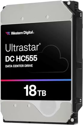 Western Digital Ultrastar Dc Hc555 Disco Rigido Interno 18 Tb 7200 Giri/min 512 Mb 3.5 Serial Ata Iii (wd Ultrastar Dc Hc555 - Hard Drive - Data Cent