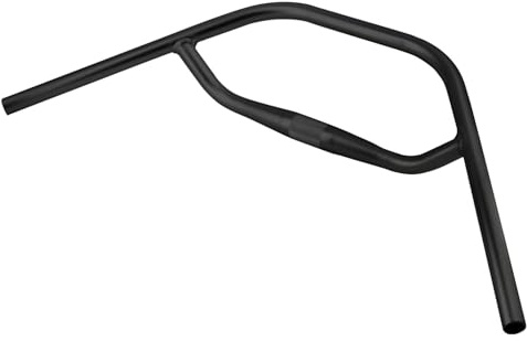S SENQI Fahrradlenker H Flat Bar Aluminiumlegierung 22,2 x 31,8 x 200 x 690 mm MTB Gravel Touring Bike (schwarz)