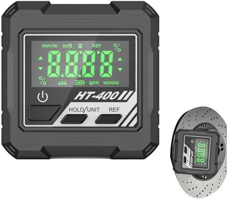 Digitaler D-Winkeldetektor magnetisch – LCD-Nivelliergerät – Neigungsmesser Cube mit Bereich von 4 x 90 Grad | für Bau, Haus, Maschinen, Sägen, Gehrungen, Stangen, Tisch