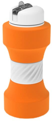 Water Cup - 150G Dumbbell Shaped Water Bottle, Fitness Silicone Drinking Bottle, Eco-Friendly Sports Training Kettle, Large Capacity for Cold, Hot Coffee, Cycling, Outdoor Camping