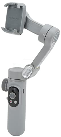 ZAICOLER Stabilizzatore Portatile con Testa a Sfera Smart X Pro a 3 Assi, con Display Zoom Messa a Fuoco con Luce di Riempimento per Smartphone Vlog Video Creatori di Contenuti Professionali 605g