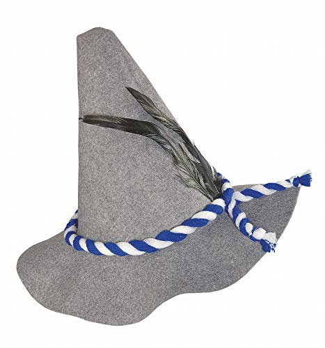 W WIDMANN MILANO Party Fashion 8523B - Hut Bayern aus Filz, Trachtenhut, Volksfest, Bierfest, Mottoparty, Karneval