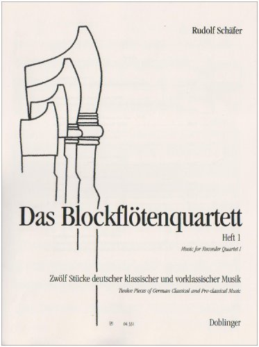 Blockfloetenquartett 1. Blockflöte, Quartett