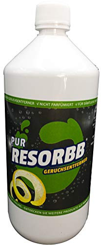 RESORBB® PUR Geruch- & Fleckweg 1l. + Sprühkopf Zur Geruchsneutralisierung sowie Fleckenentfernung