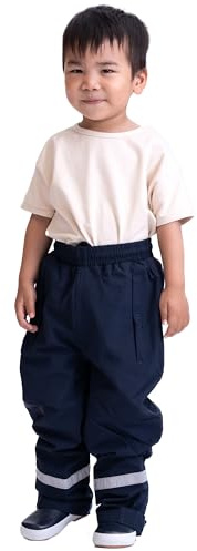 BMS® atmungsaktive Regenhose ohne Latz für Kinder, ideale Matschhose | Buddelhose, 100% wasserdicht, besonders atmungsaktiv Dank SoftLan, Oeko-Tex, strapazierfähig, langlebig f. Mädchen, Jungen