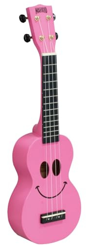 Mahalo Smiley Series - Sopran Ukulele - Pink