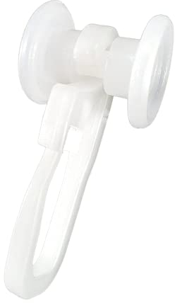 Gardinenrollen/Universelle Gardinenröllchen/Gardinengleiter/Gardinenhaken - U-Laufrollen für U-Schienen für U-Gardinenschienen (100)