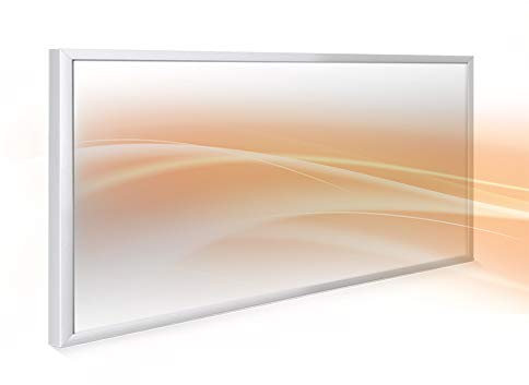 Mirrorstone SunHeat - 700W - Far Infrared Electric Panel Heater - Wall Mounted - Slim Panel Electric Heater [Energy Class A++]