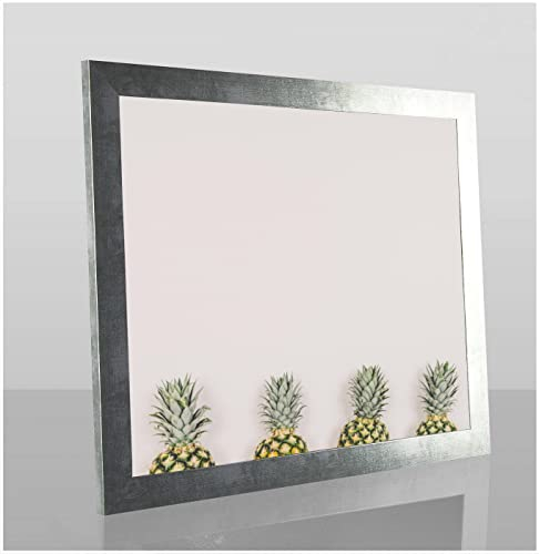 Bonito Slimline Profil Bilderrahmen Posterrahmen 37,5x98 cm Eisen gewischt Optik 98x37,5 cm Puzzlerahmen Diamond Painting mit Kunstglas klar