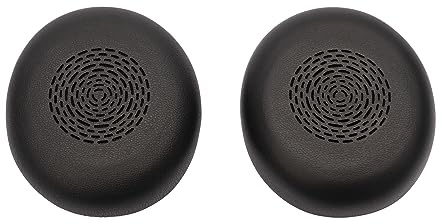 Jabra Evolve2 75 Ohrkissen - 1 x Dual-Foam-Ersatz-Ohrpolster für Jabra Evolve2 75 Stereo-Kopfhörer (Schwarze Version) - weiche Hörmuscheln - Schwarz, Duo