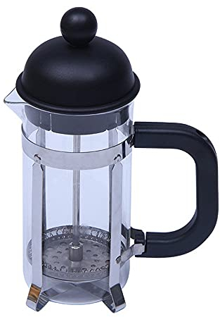 RWRAPS Cafetière à Piston à Double paroi avec Filtre en Acier Inoxydable Cafetière à Piston Facile à Nettoyer et à Utiliser (Couleur : Noir, Taille : 350 ML) (Noir 350 ML)