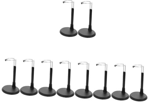 BESTonZON 10 Stk Stützrahmen Für Puppen Halter Bein Unterstützung Stützständer Für Puppen Groß Robust Verstellbare Basis Ornament-präsentationsständer Holz Steht Stand Fenster Pvc Schmücken
