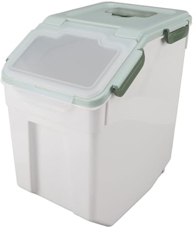 Contenitore per Riso, Contenitore per Riso Ermetico, Eccellente, Multifunzionale, Igienico, Facile da Aprire, Coperchio per Farina per Cucina (Generick5m680wqya-13)